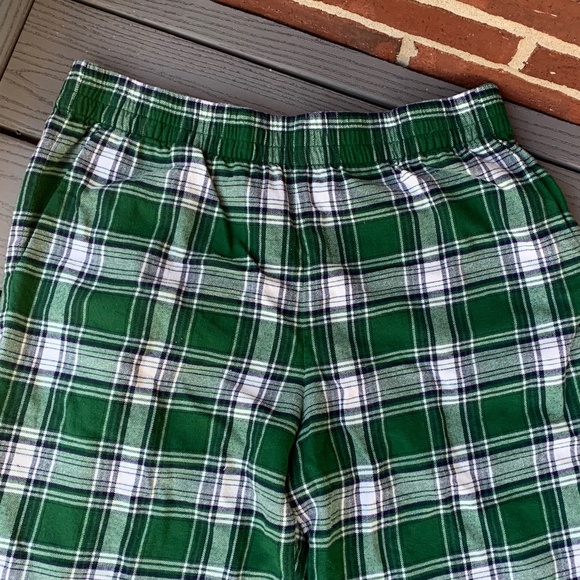 Eberjey Flannel PJ Set - Tartan Plaid Forest Green - Picture 7 of 12